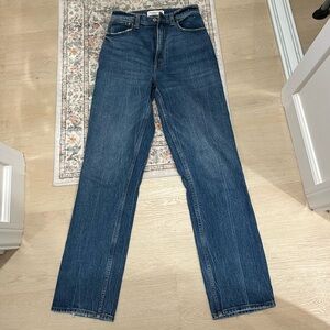 Abercrombie 90s straight ultra high rise curve love